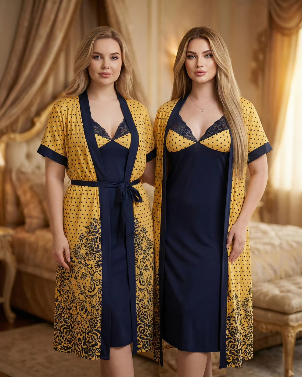 Printed Night Wear Set - Image 5