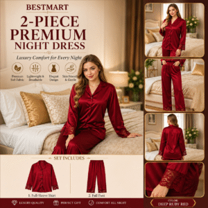Solid PJ Set-Maroon