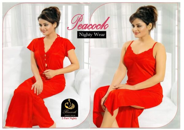 2Pc Best Quality Indian Night Dress - Image 6