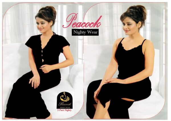 2Pc Best Quality Indian Night Dress - Image 5