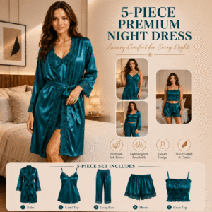 5 Part Premium Nightwear - Torrey Color