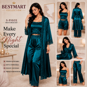5 Part Premium Nightwear - Torrey Color